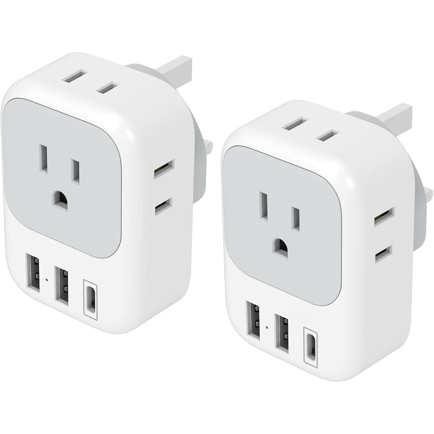 UK Travel Plug Adapter With Wide Compatibility For Global Devices