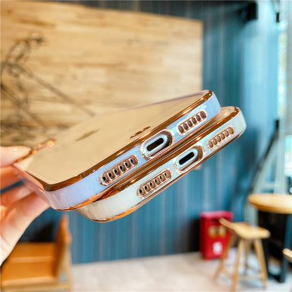 Transparent iPhone Cases With Gold Edging