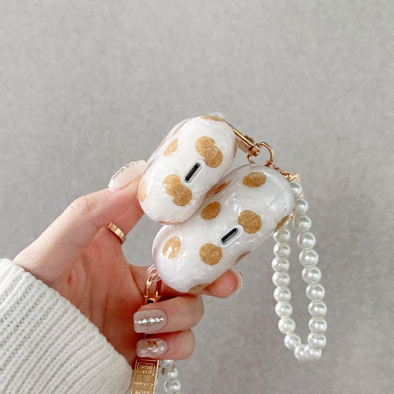 Airpods Dot Shell Pattern with Pendant