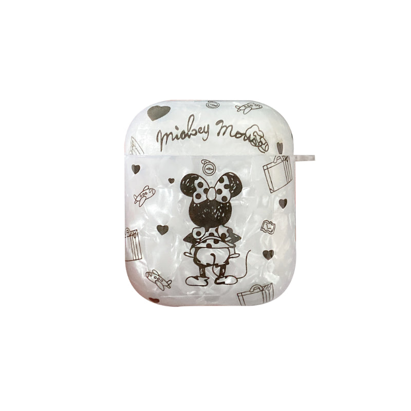 Shell Pattern Mickey Earphones Case