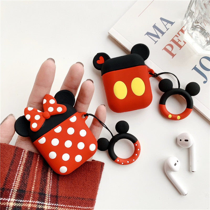 Mickey Pattern Earphones Case