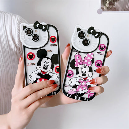 Cat Lens Mickey iPhone Case