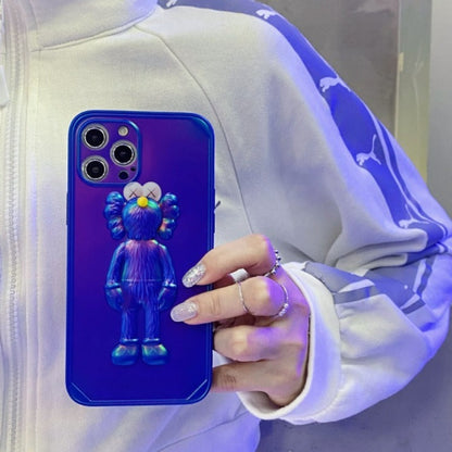 Electroplated iPhone Case – 3D Bear Design for Safeguard Shielding