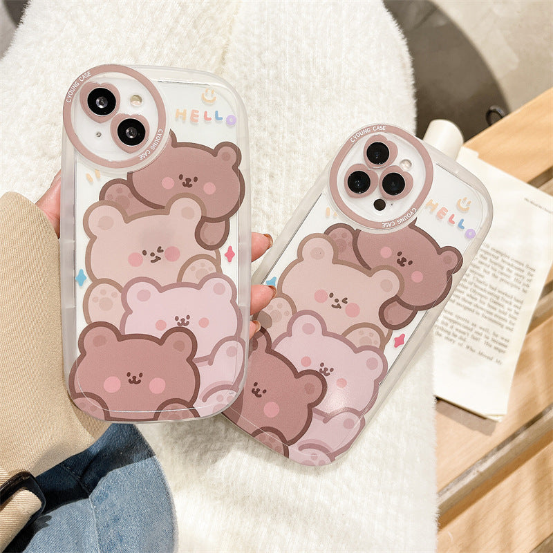 Hello Teddy Cute Case For iPhones