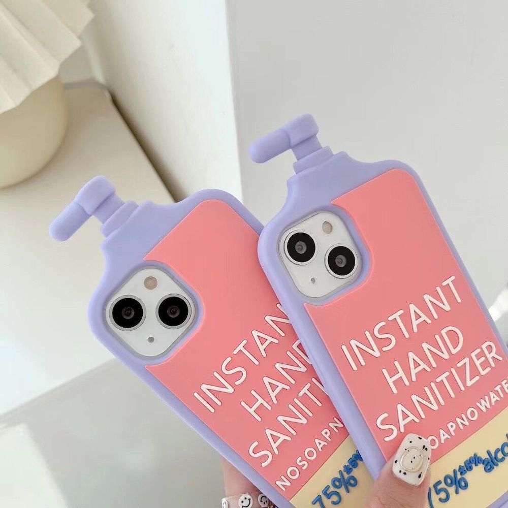 Sanitiser Shaped Case For iPhones