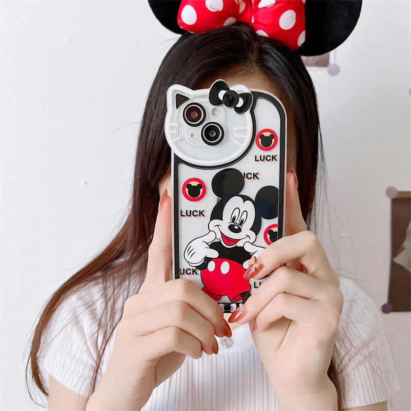 Cat Lens Mickey iPhone Case