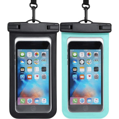 Universal Waterproof Phone Pouch, Waterproof Phone Case Compatible For iPhone 14 13 12 11 Pro Max XS Plus Samsung Galaxy S22 Cellphone Up to 7.2", IPX8 Cellphone Dry Bag For Vacation-2 Pack