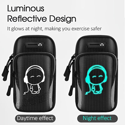 Waterproof Armband Mobile Phone Bag Case With Reflective Design