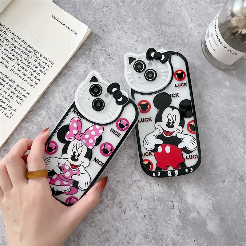 Cat Lens Mickey iPhone Case