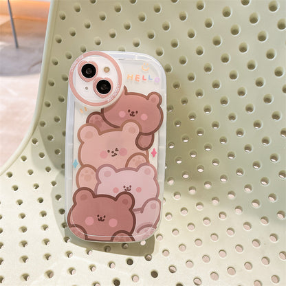 Hello Teddy Cute Case For iPhones