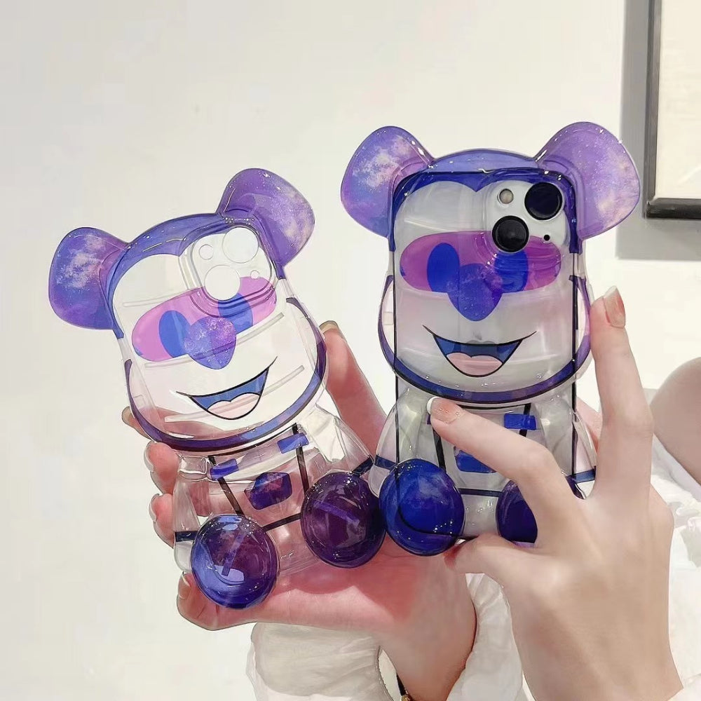 Blue Teddy iPhone Case