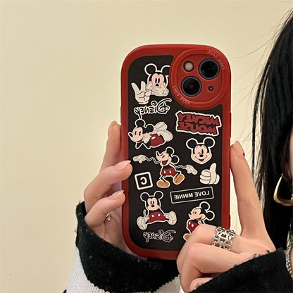 Lovely Minnie & Mickey iPhone Case