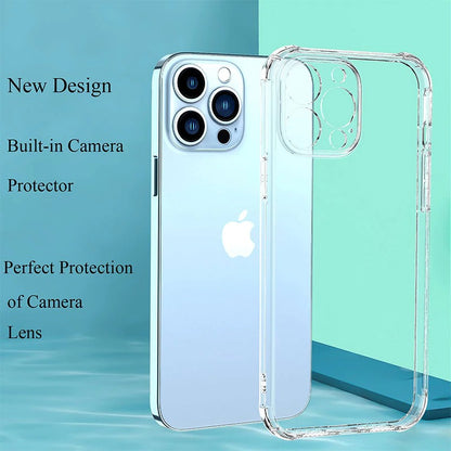 Shockproof Protection Clear Silicone Phone Case For iPhone