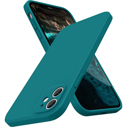 Liquid Silicone Shockproof Flat Edge Phone Case