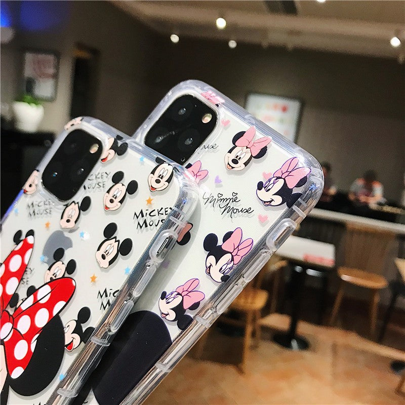 Micky & Minnie Clear Phone Case