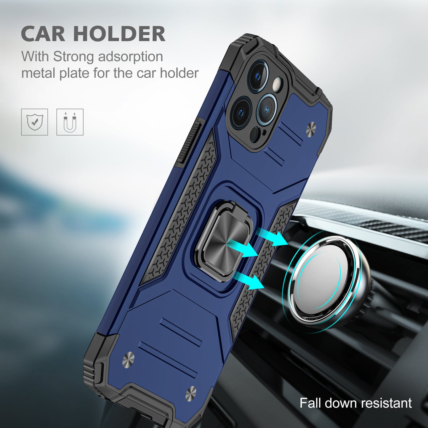 Anti-Gravity iPhone Case Blue