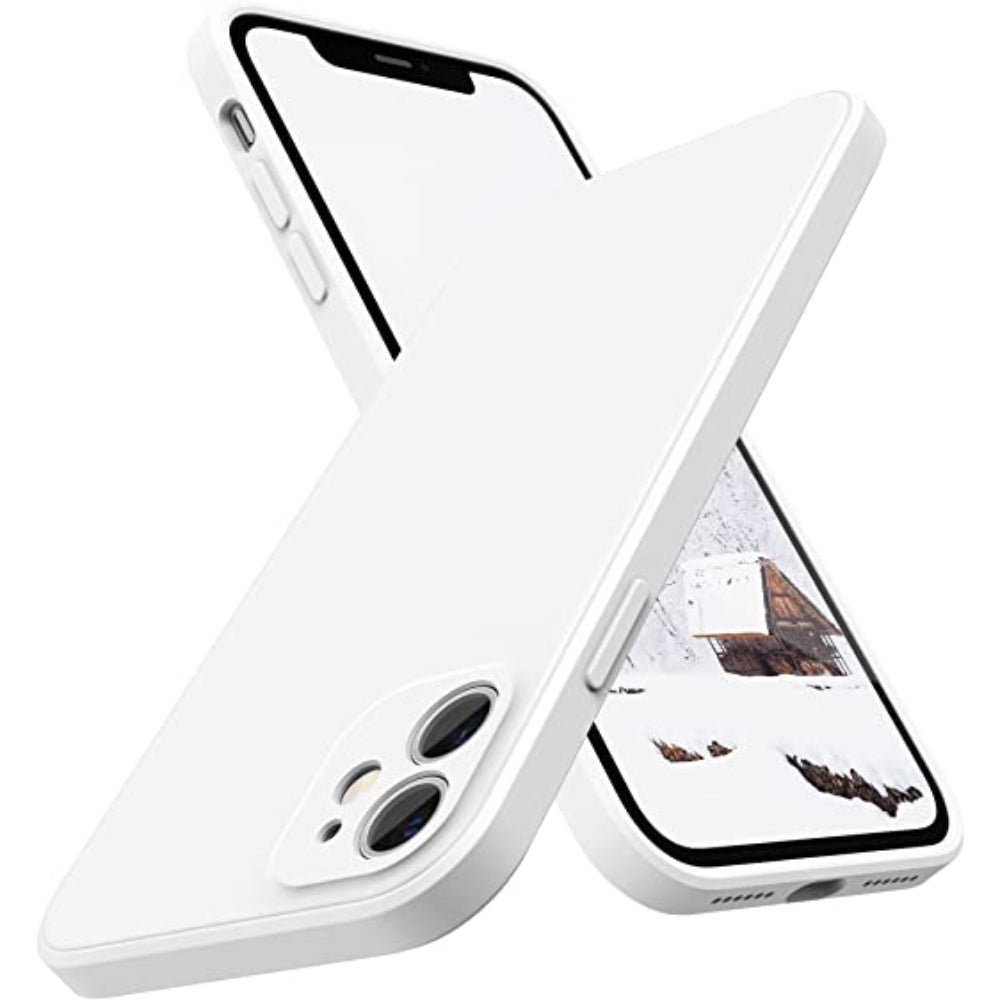 Liquid Silicone Shockproof Flat Edge Phone Case