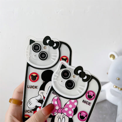 Cat Lens Mickey iPhone Case