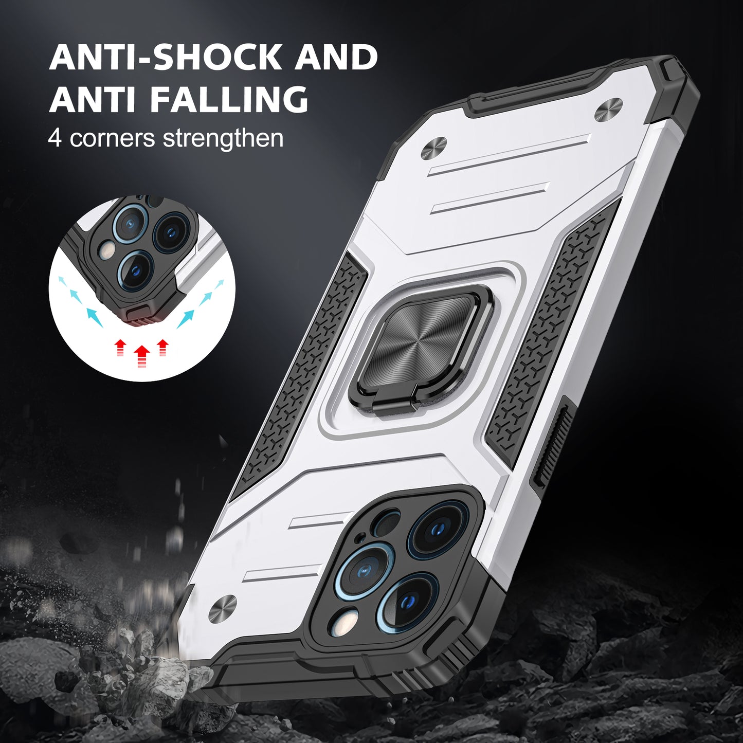 Anti-Gravity iPhone Case Silver