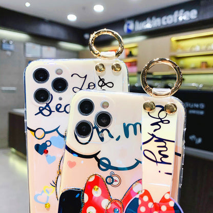 Mickey & Minnie With Waistband iPhone Case