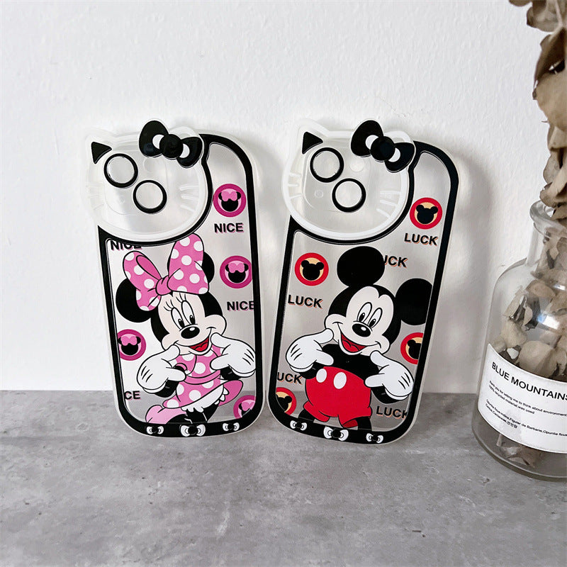 Cat Lens Mickey iPhone Case