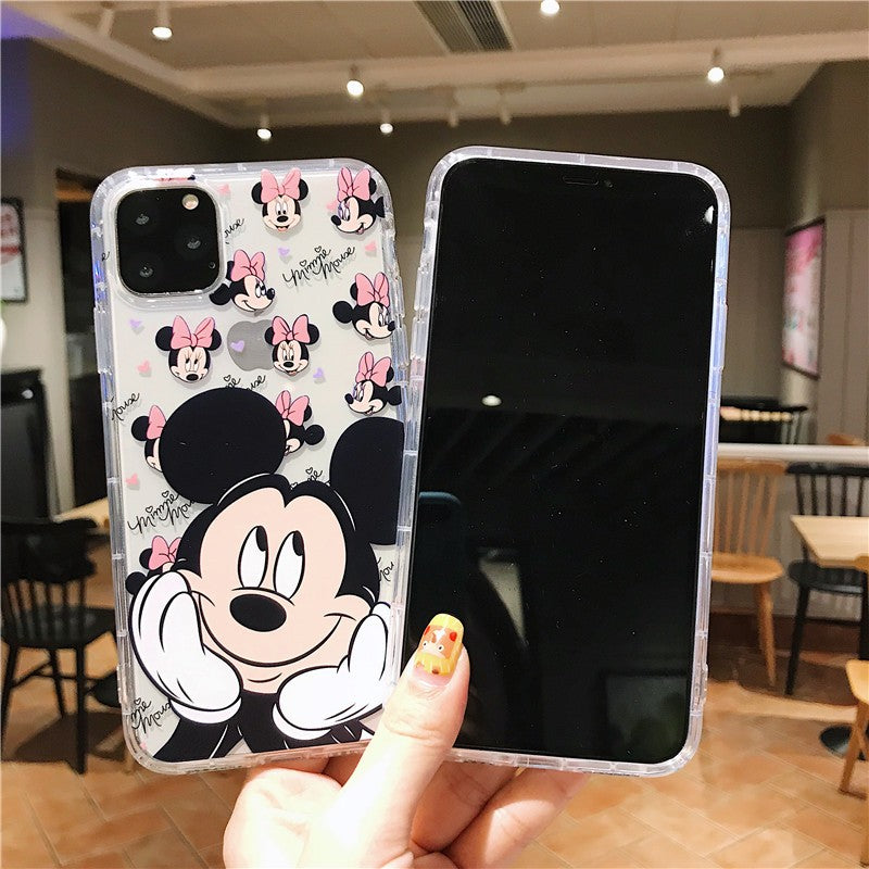 Micky & Minnie Clear Phone Case