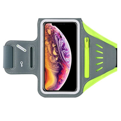 Double Buckle Armbands Zipper Phone Case Holder