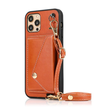 New Design Card Slot PU Leather Case For iPhones