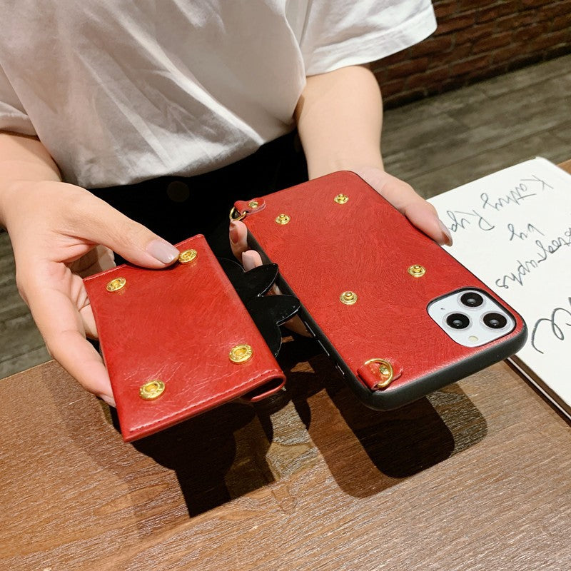 Leather Cartoon 3D Phone Case