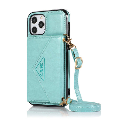 Leather Wallet Crossbody Case With Strap For iPhones