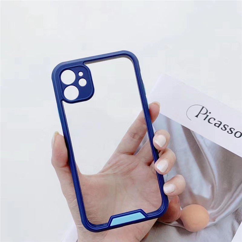 Transparent Camera Protection Shockproof Phone Case For iPhones