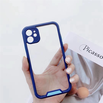 Transparent Camera Protection Shockproof Phone Case For iPhones