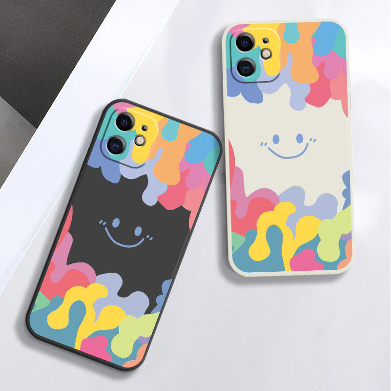 Watercolor Smiley face for iPhone Case