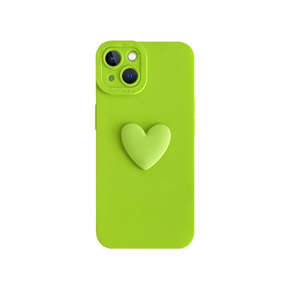 Embossed Heart Case For iPhones