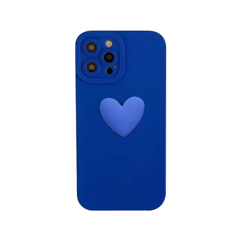 Embossed Heart Case For iPhones