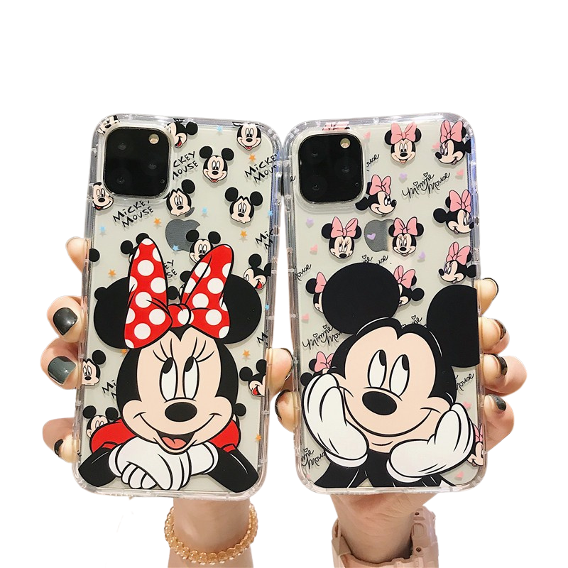 Micky & Minnie Clear Phone Case