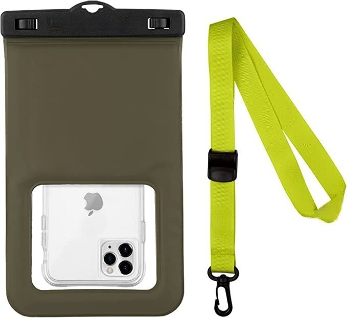 Waterproof Phone Pouch / Case (Regular Size) - Floating Waterproof Phone Case For iPhone 14 Pro Max/ 13 Pro Max/ 12 Pro Max/ 11/ S22 - Detachable Lanyard