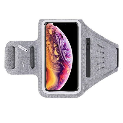 Double Buckle Armbands Zipper Phone Case Holder