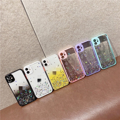 Bling Drop Gluing Phone Cases For iPhones