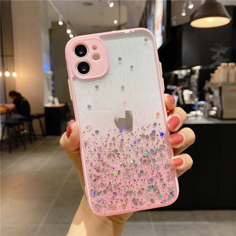 Bling Drop Gluing Phone Cases For iPhones