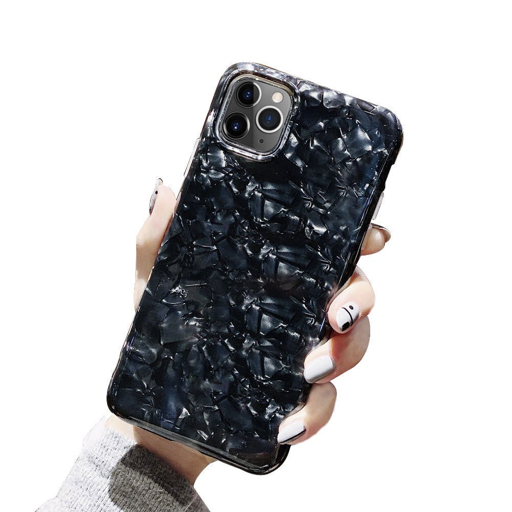 Glitter Pearl Shell Pattern iPhone Case