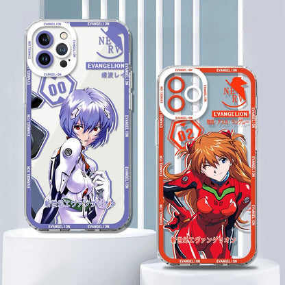 Asuka Evangelion Soft Silicone Case For iPhone