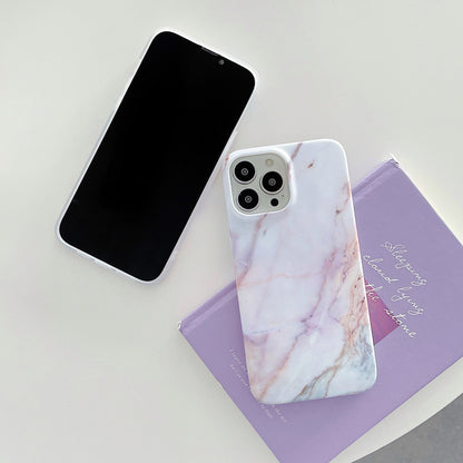 Shockproof Electroplated Marble iPhone Case