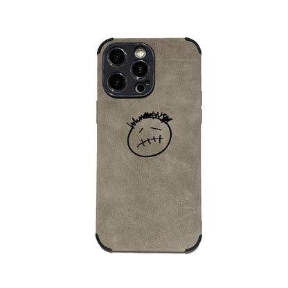 Luxury PU Street Travis Scot Soft Leather iPhone Case