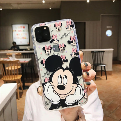 Micky & Minnie Clear Phone Case