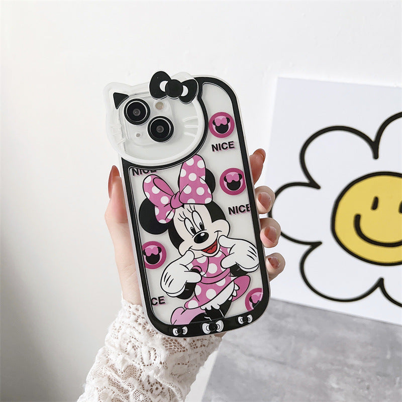 Cat Lens Mickey iPhone Case