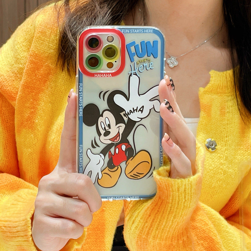 Mickey Cartoon Soft iPhone Case