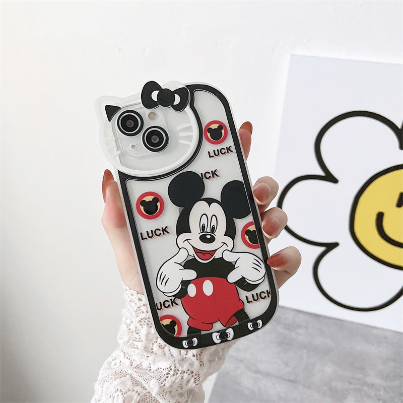 Cat Lens Mickey iPhone Case